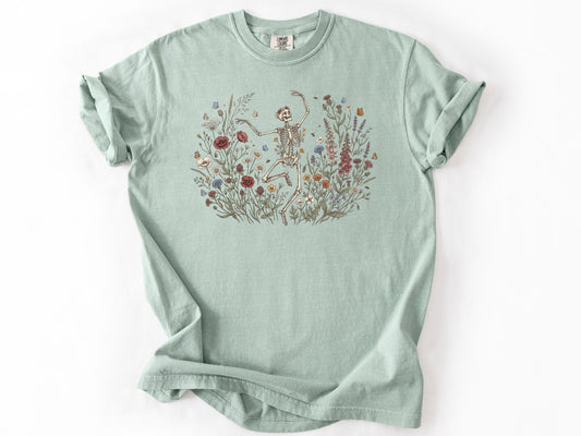 Wildflower skeleton Tee
