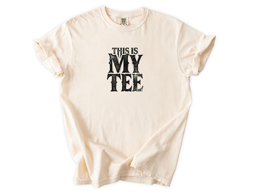 This is my tee Tee
